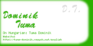 dominik tuma business card